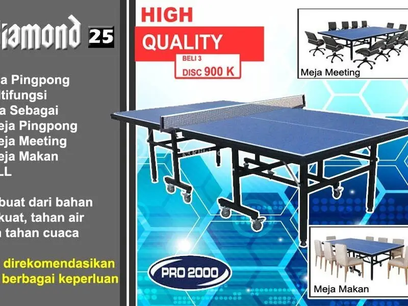 Tenis meja pingpong merk DIAMOND 25 - 2/5