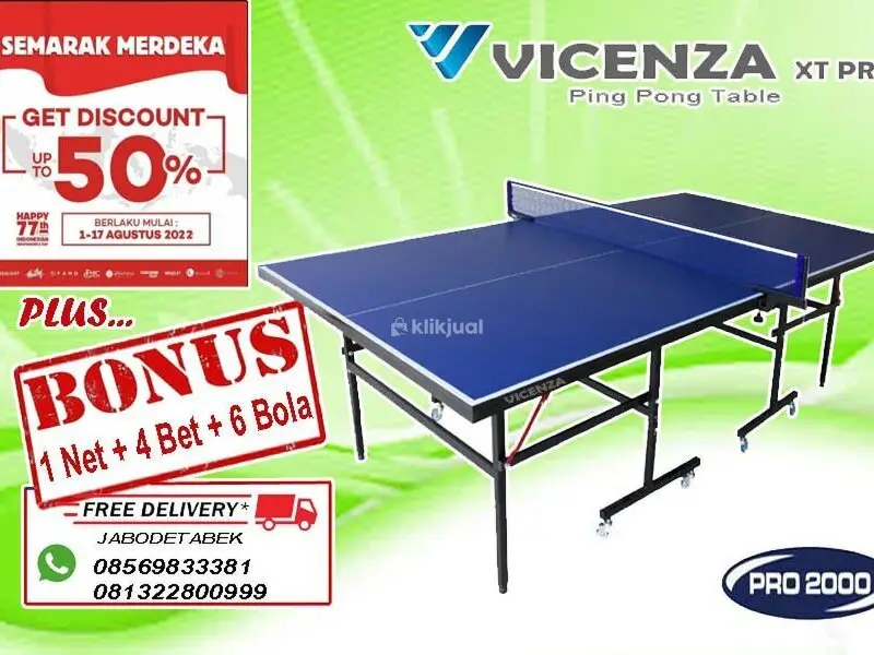 Tenis meja pingpong merk VICENZA XT PRO - 5/5