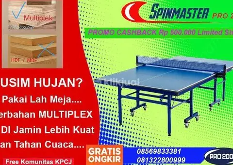 Tenis meja pingpong merk SPINMASTER PRO 25 - 2/3