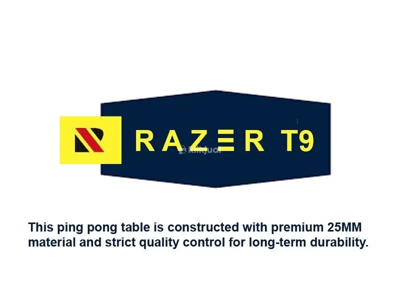 Tenis meja pingpong merk RAZER T9 - 3/4