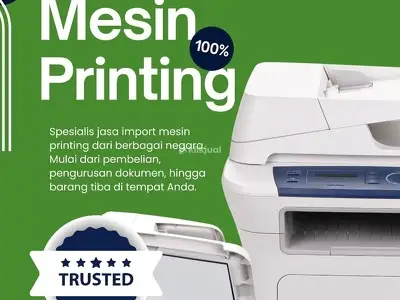 Jasa Import Mesin Printing Mudah & Aman (Heavy Cargo Specialist)