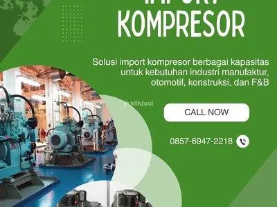 Jasa Import Kompresor Mudah & Aman (Heavy Cargo Specialist)