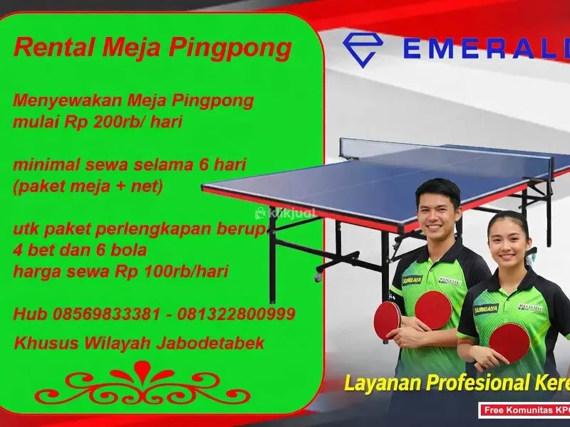 Rental sewa tenis meja pingpong - 2/5