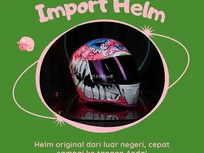 Jasa Import Helm Motor & Safety dari Luar Negeri