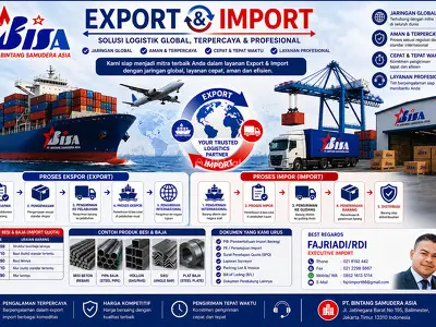 Jasa Import Borongan dan quota Besi Baja