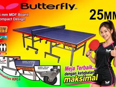 Tenis meja pingpong merk BUTTERFLY 25MM