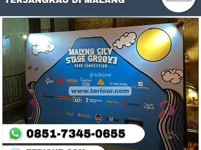 TEMPAT PEMBUATAN BACKDROP TERJANGKAU DI MALANG