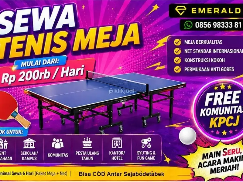 Rental sewa tenis meja pingpong - 3/4
