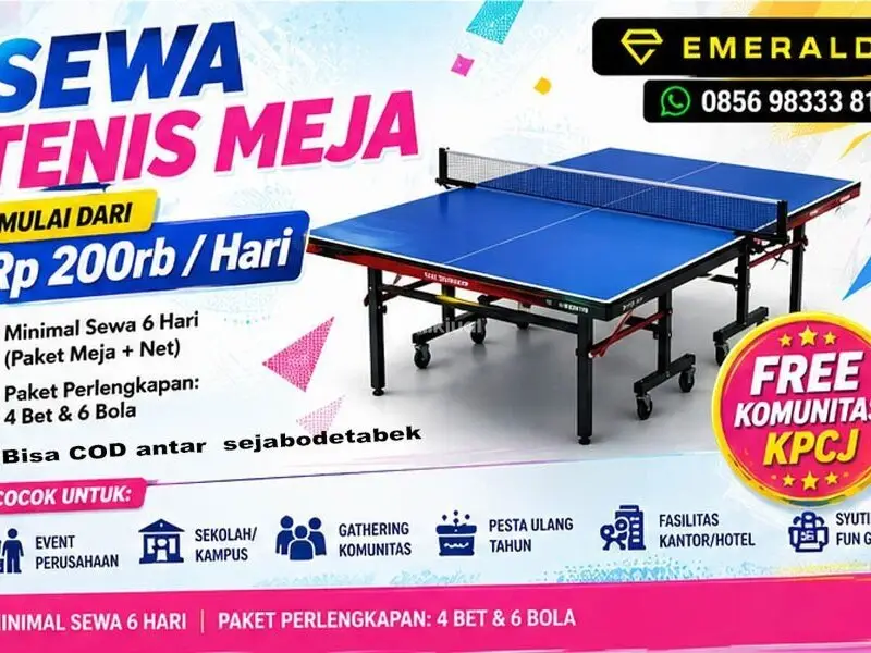 Rental sewa tenis meja pingpong - 4/4