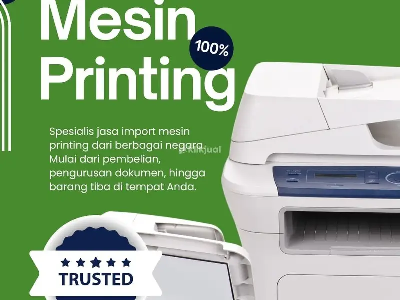 Jasa Import Mesin Printing Borongan D2D China – PT ISA SAMUDERA LOGISTINDO