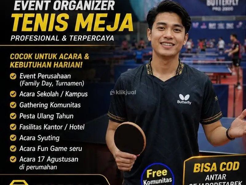 JASA EVENT ORGANIZER TENIS MEJA SEJABODETABEK - 1/5